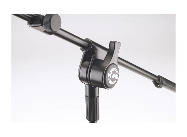K&M 25600 Mikrofonstativ, sort low-level stand w/folding bas 